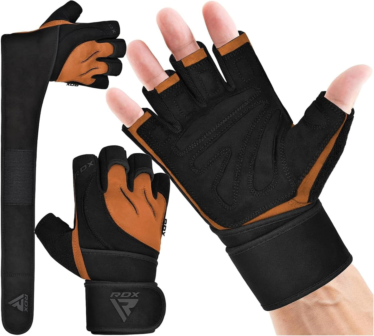 RDX トレーニンググローブ リストラップ付き(画像出典: Amazon.co.jp の商品ページ)