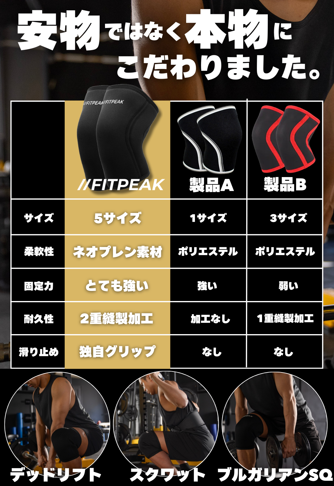 FITPEAK(フィットピーク)ニースリーブ