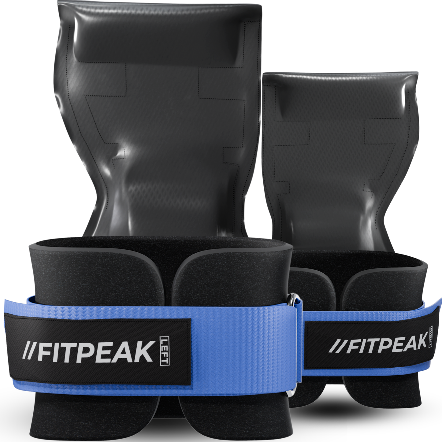 FITPEAK パワーグリップ 筋トレ【痛くない厚さ1.5倍クッション】 懸垂 補助 グリップ トレーニングギア ウェイトリフティング 女性 男性 メンズ レディース