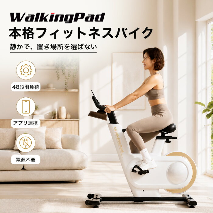 WalkingPad エアロバイク フィットネスバイク アプリ連動 家庭用 静音…の評判・価格・サイズ【エアロバイク・ローイングマシン】