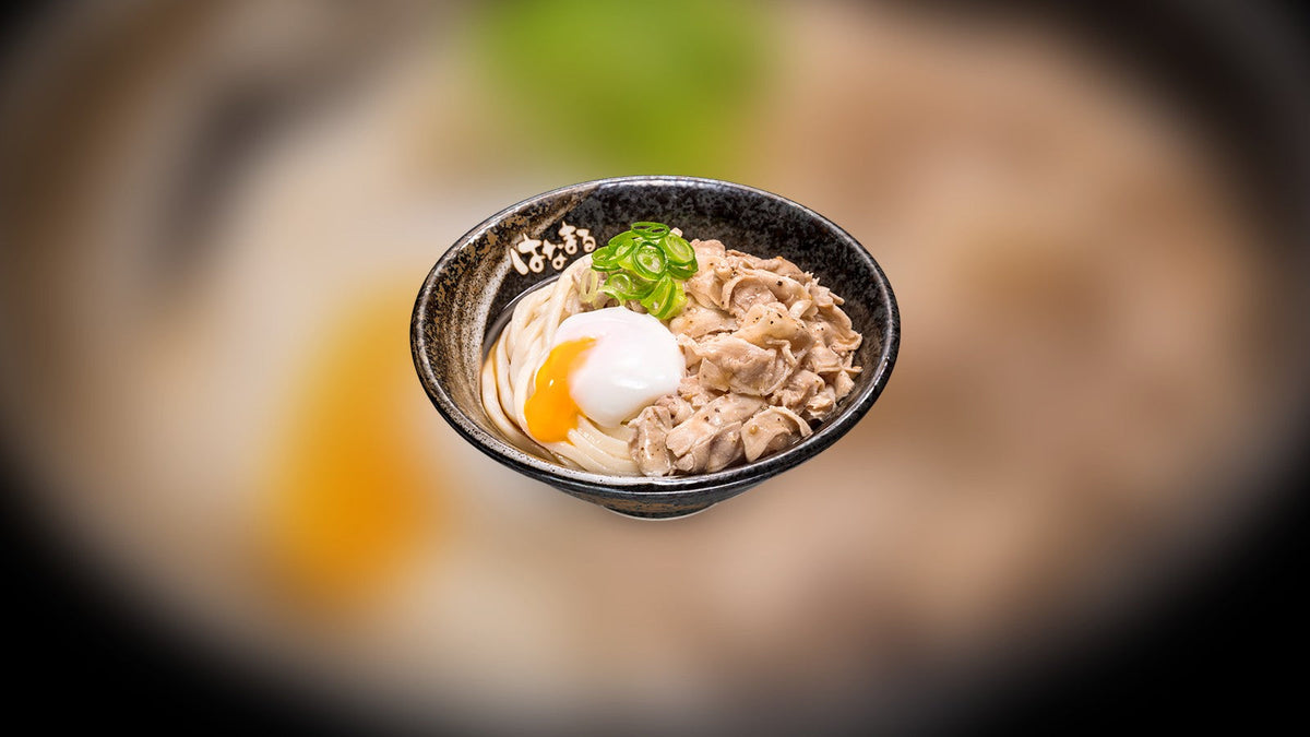【はなまるうどん】たんぱく質が多い順。定番うどんの最多は大で43.1g