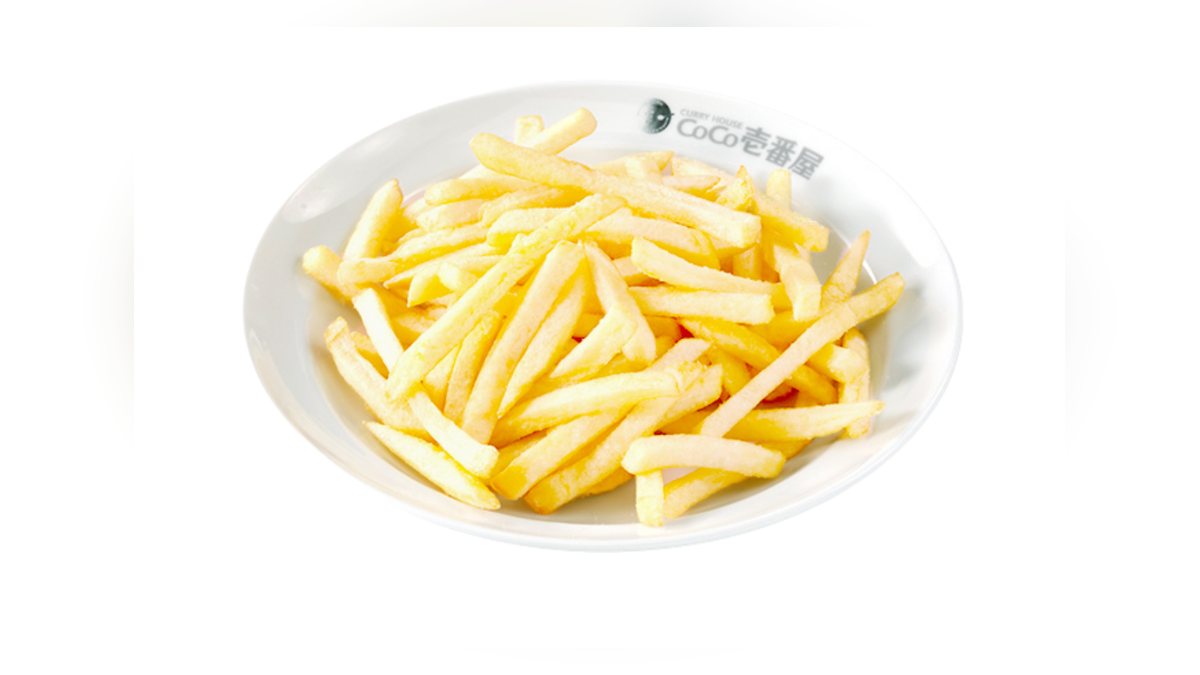 【ココイチ】フライドポテト(大盛)1食のカロリーは559kcal。たんぱく質7g