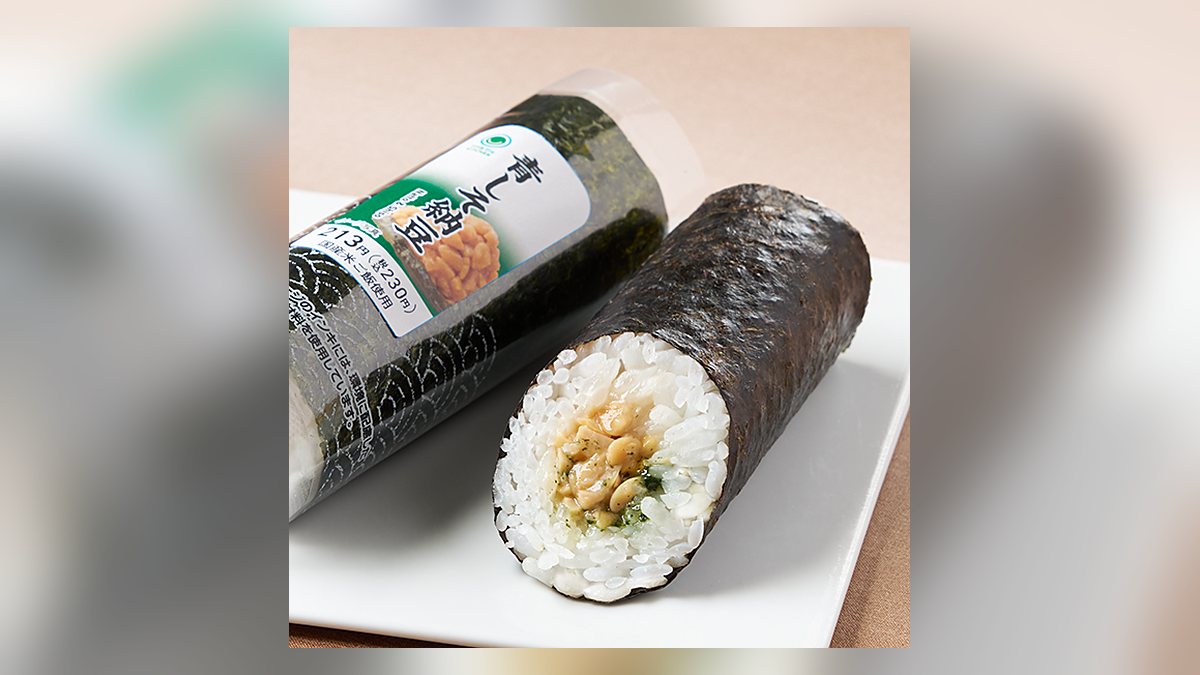 【ファミマ】手巻寿司 青しそ納豆のカロリーは174kcal。たんぱく質5.5g
