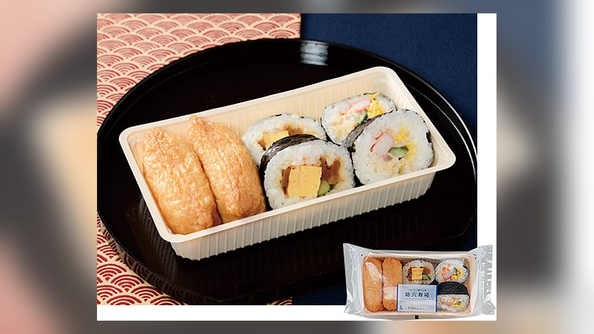 ローソンの助六寿司1食の写真（公式サイトより）