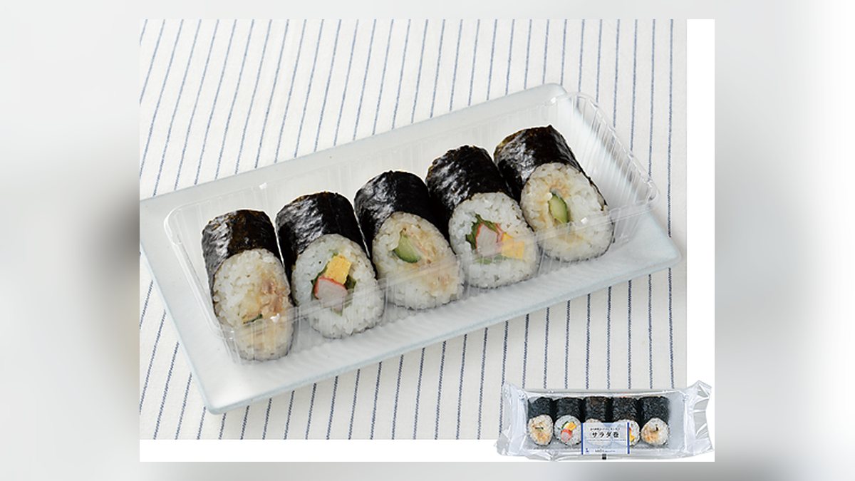 ローソンのサラダ巻1食の写真（公式サイトより）