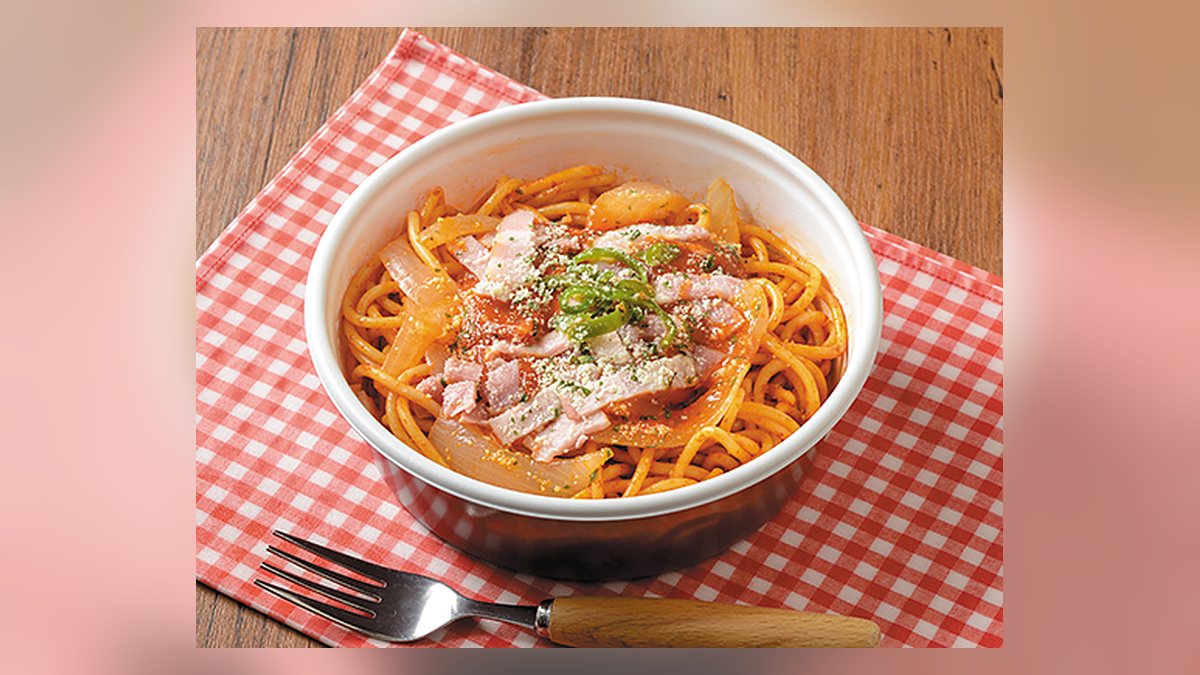【ローソン】ナポリタン1食のたんぱく質は21.4g。40品中21位