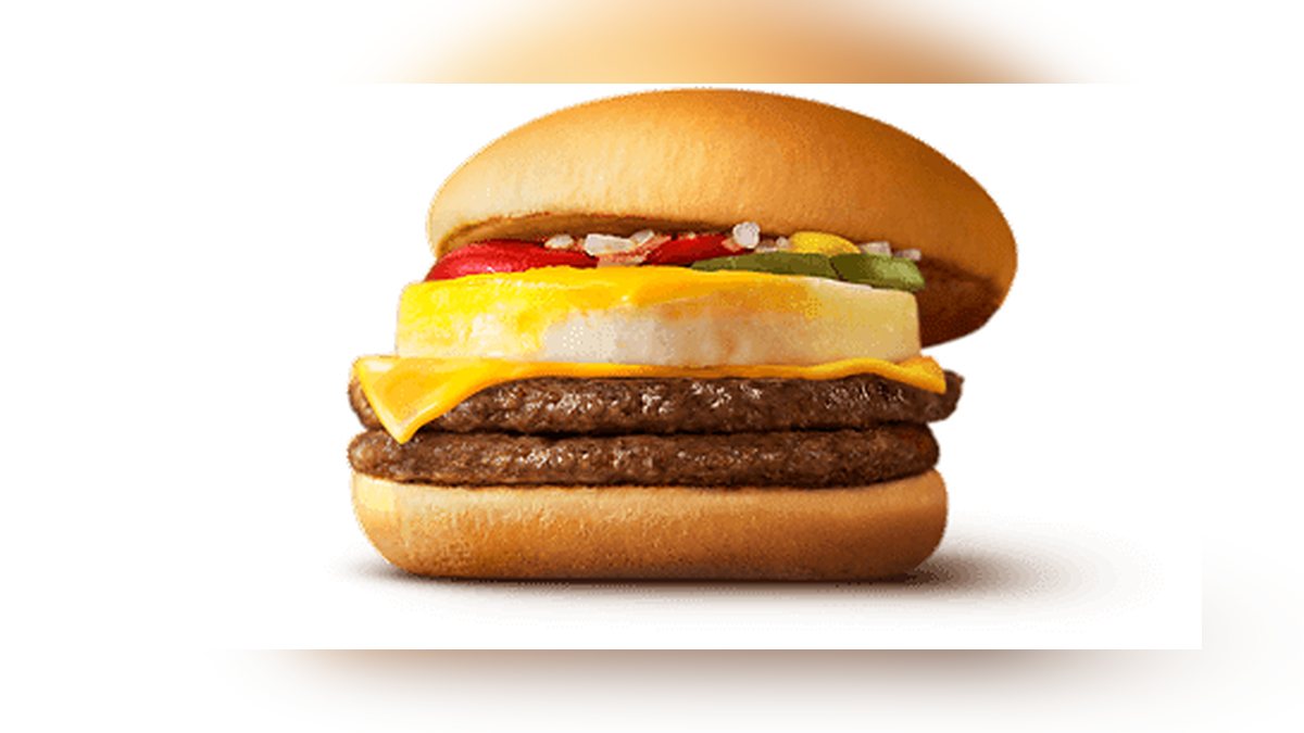 マクドナルドの倍エグチの写真（公式サイトより）