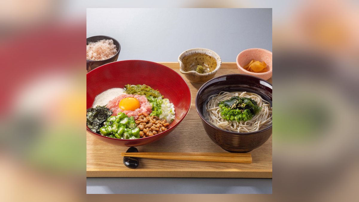 【大戸屋】大戸屋ばくだん丼と麺のセットのたんぱく質は44.6g。42品中8位