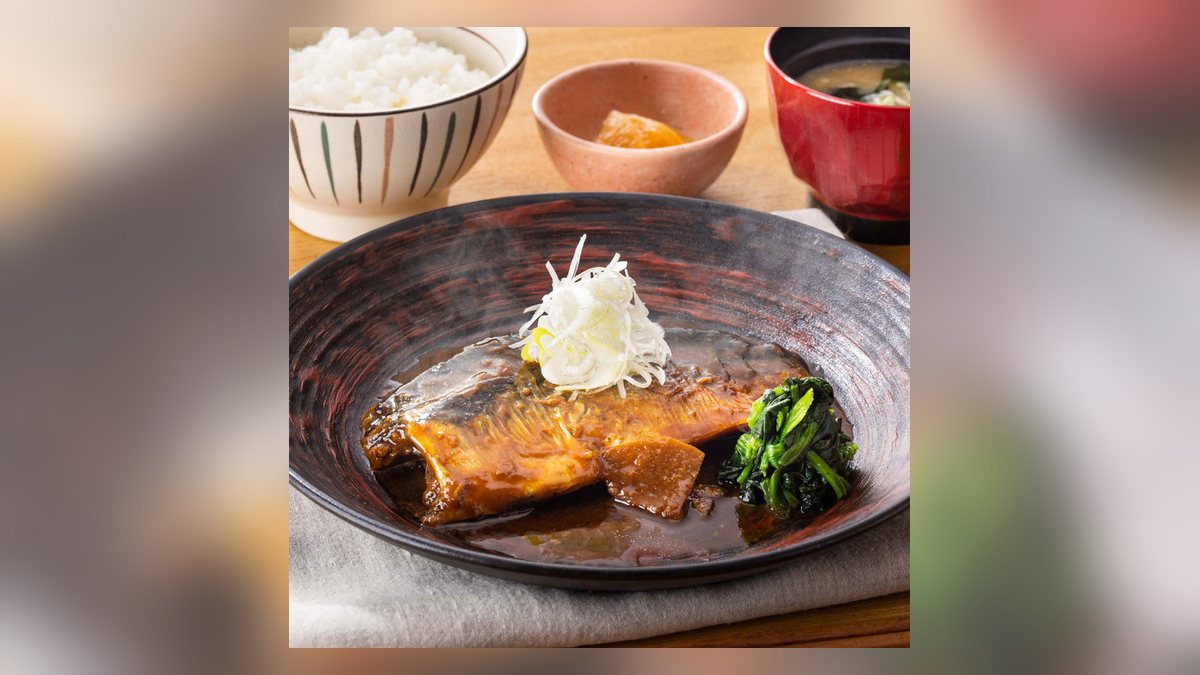 大戸屋のさばの味噌煮定食の写真（公式サイトより）