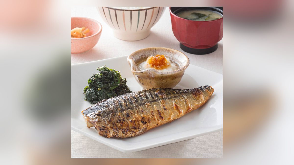 大戸屋のさばの炭火焼き定食の写真（公式サイトより）