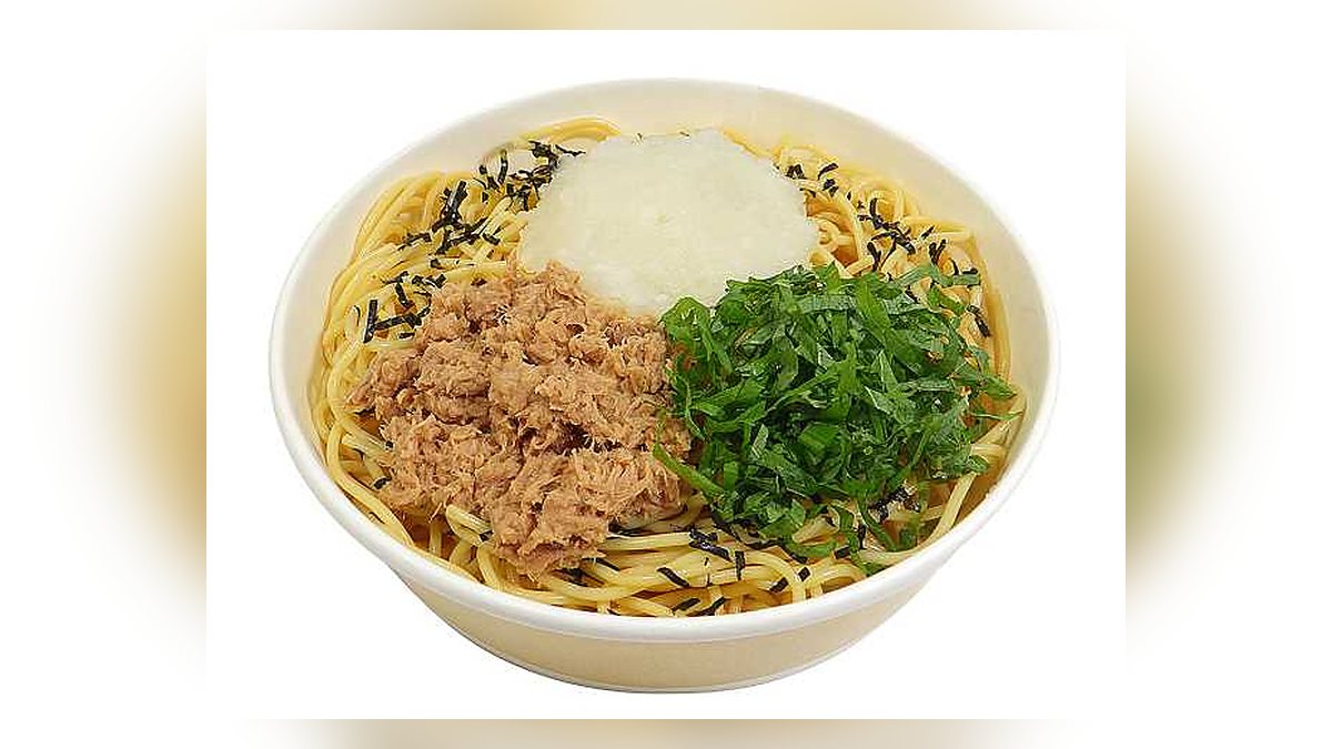 セブンイレブンのツナと大根おろし和風パスタの写真（公式サイトより）