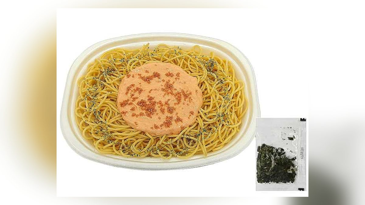 セブンイレブンの大盛りパスタ 明太マヨネーズの写真（公式サイトより）