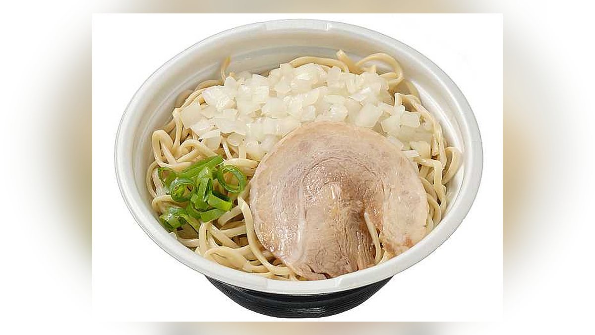 セブンイレブンの竹岡式醤油ラーメンの写真（公式サイトより）