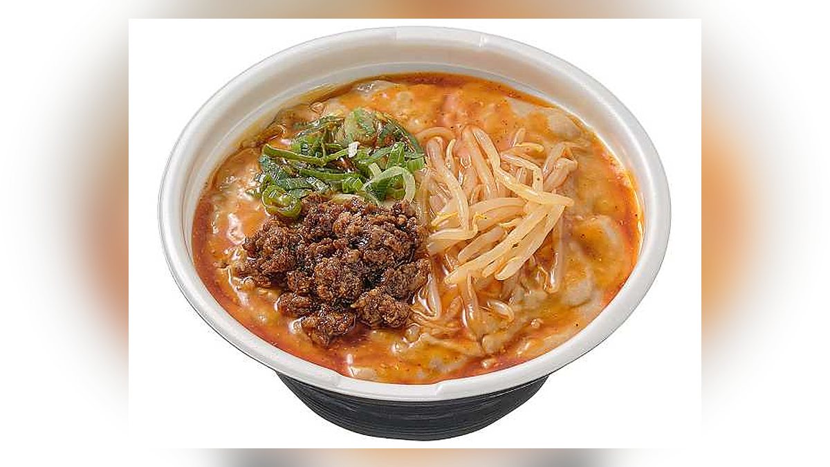 【セブンイレブン】濃厚ごま担々麺のたんぱく質は32.7g。35品中4位
