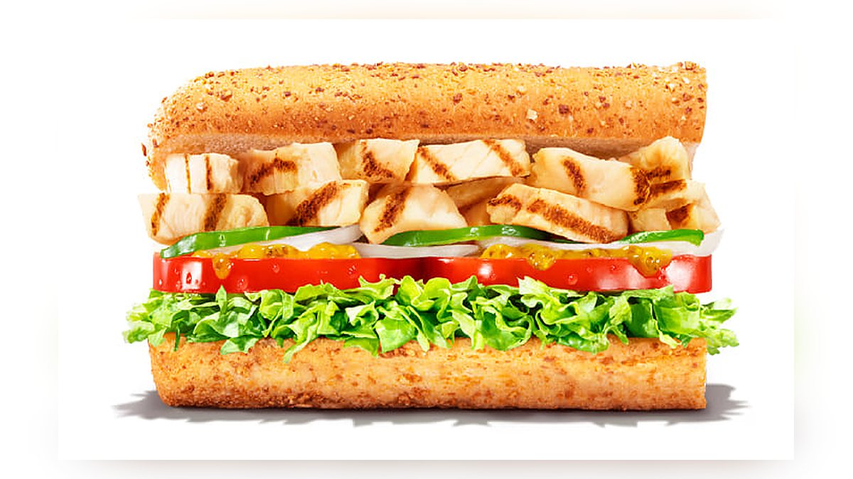 【サブウェイ】サラダチキンレギュラー(15cm)はたんぱく質21.2g。3位