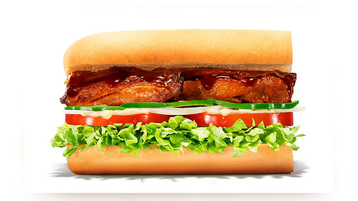 【サブウェイ】てり焼きチキンレギュラー(15cm)はたんぱく質19.7g。7位