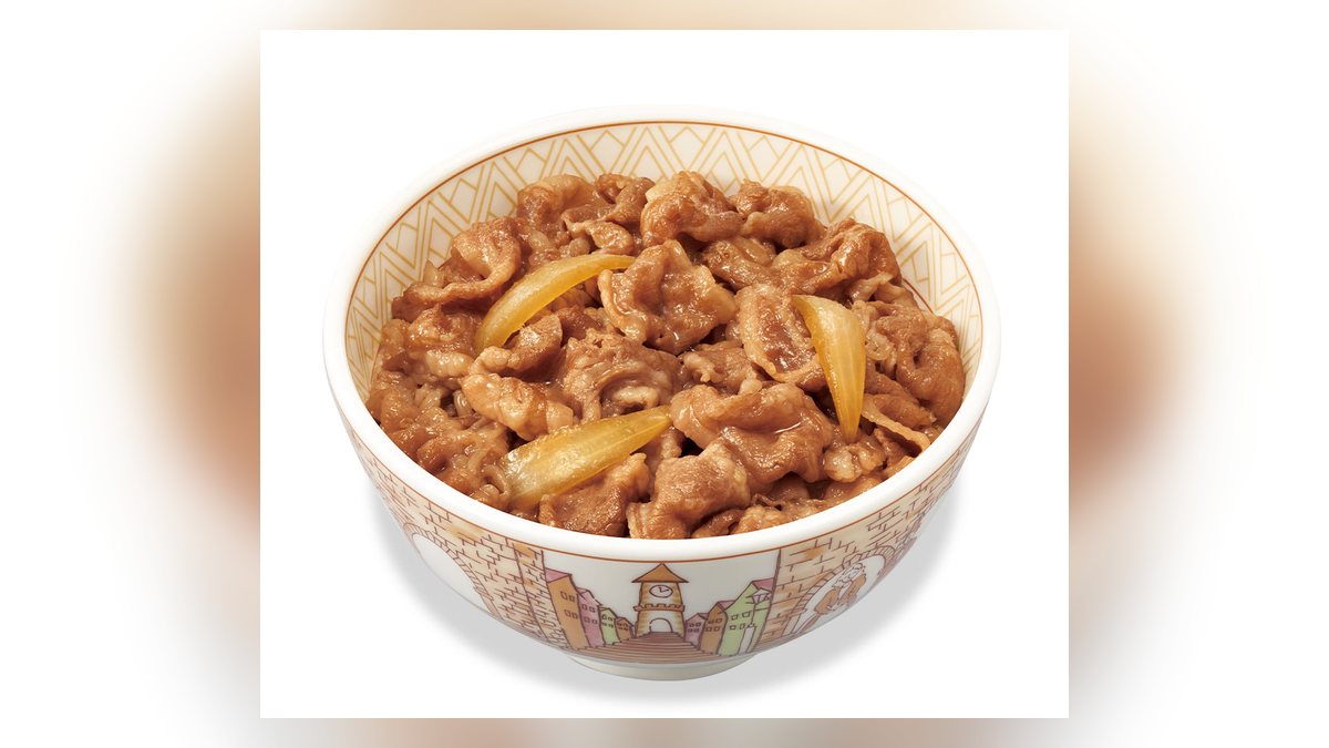 【すき家】牛丼並盛のたんぱく質は21.7g。96品中87位、脂質23.4g