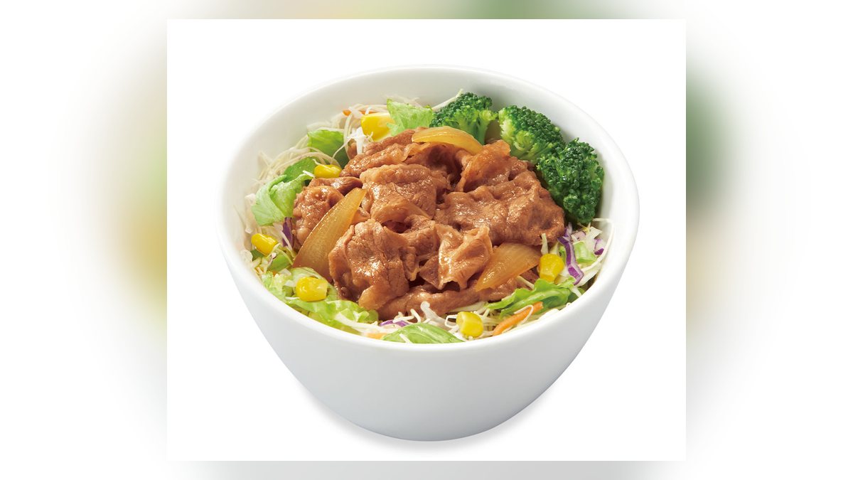 すき家の牛丼ライト並盛の写真（公式サイトより）