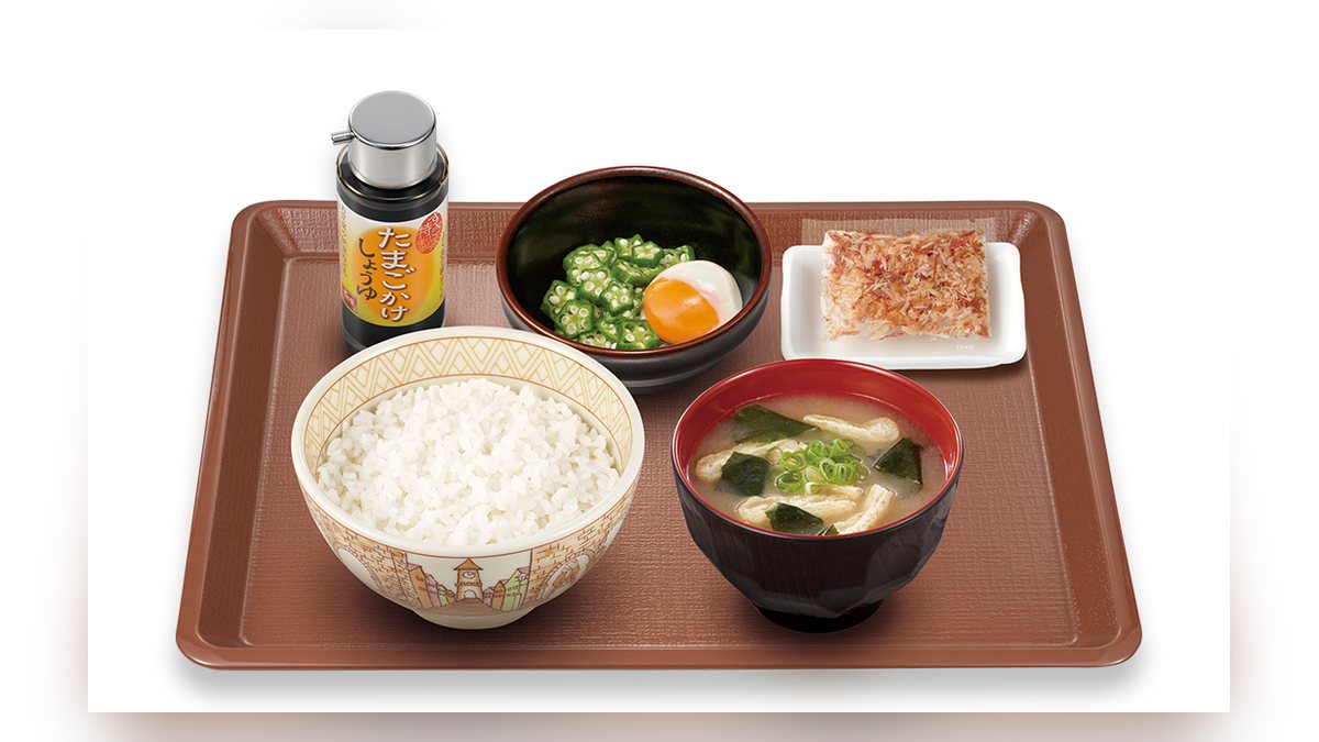 【すき家】まぜのっけ朝食並盛のたんぱく質は17.1g。96品中93位