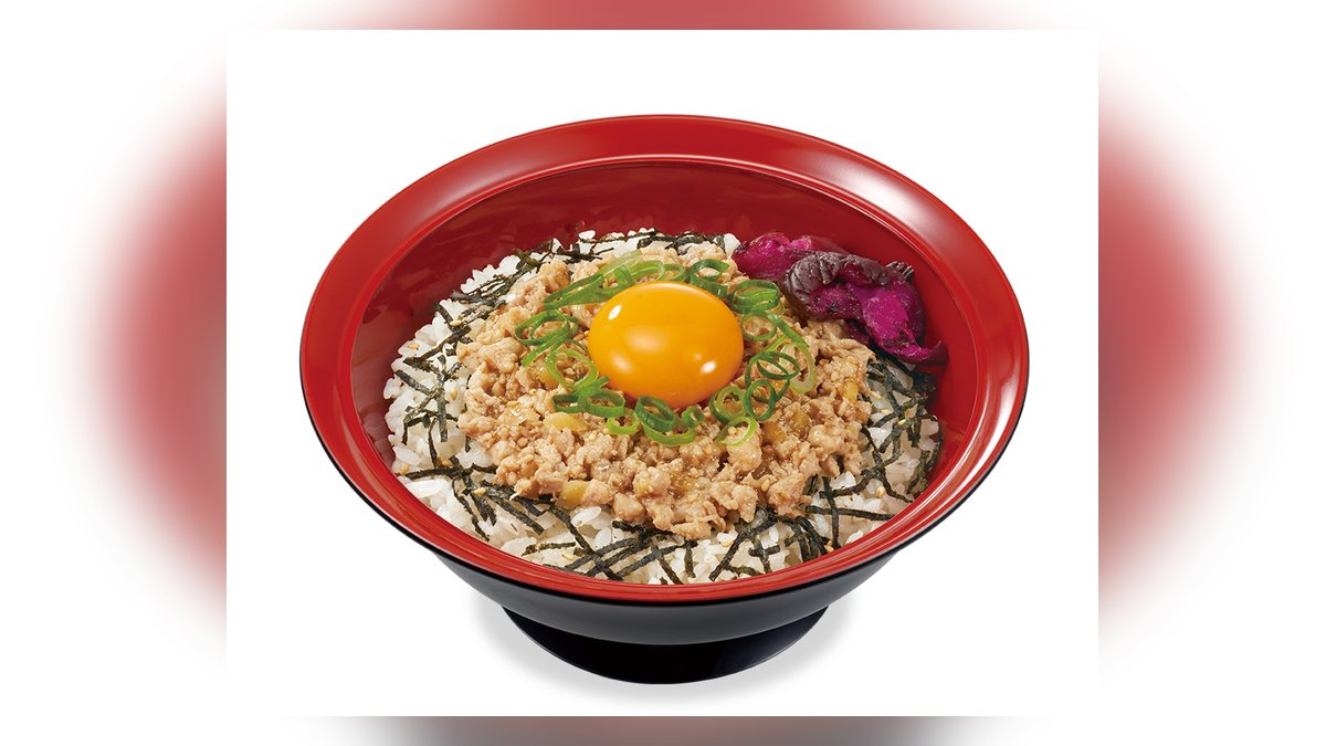 【すき家】旨だしとりそぼろ丼並盛のたんぱく質は30.6g。96品中34位