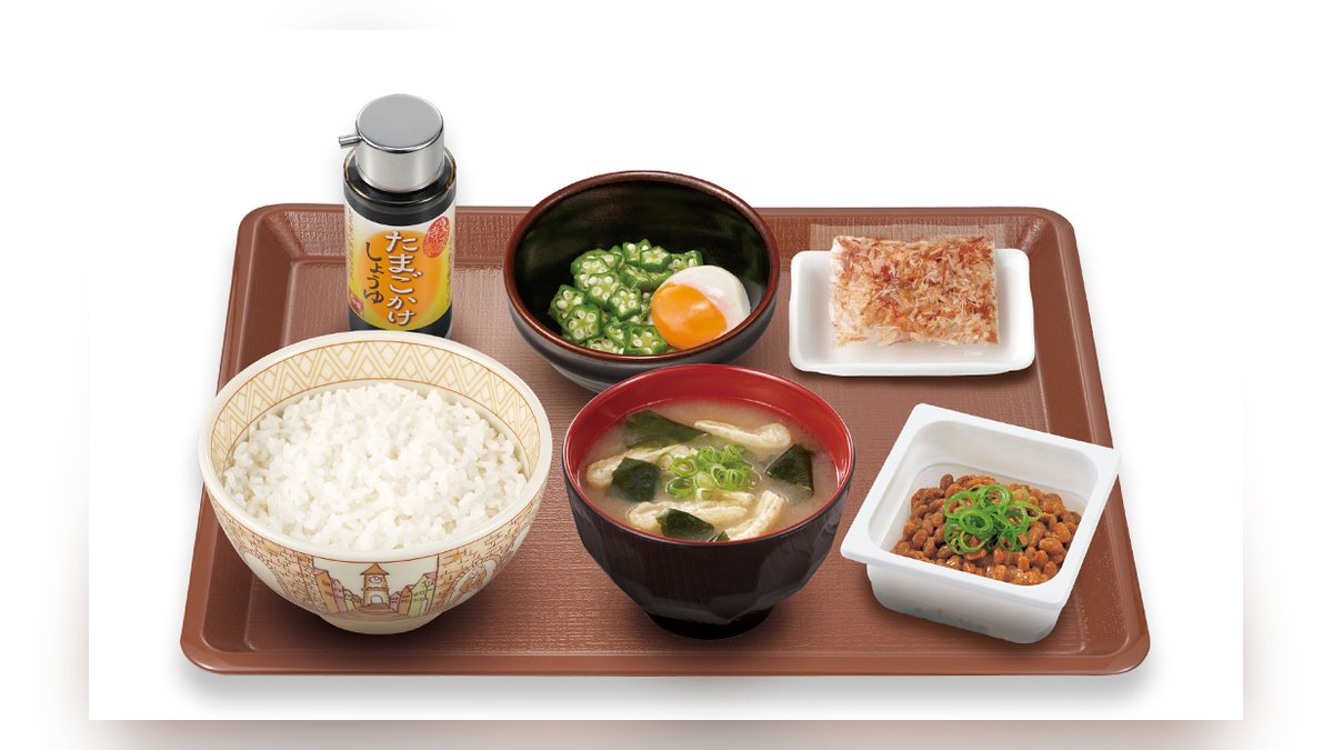【すき家】納豆まぜのっけ朝食並盛のたんぱく質は24.5g。96品中61位