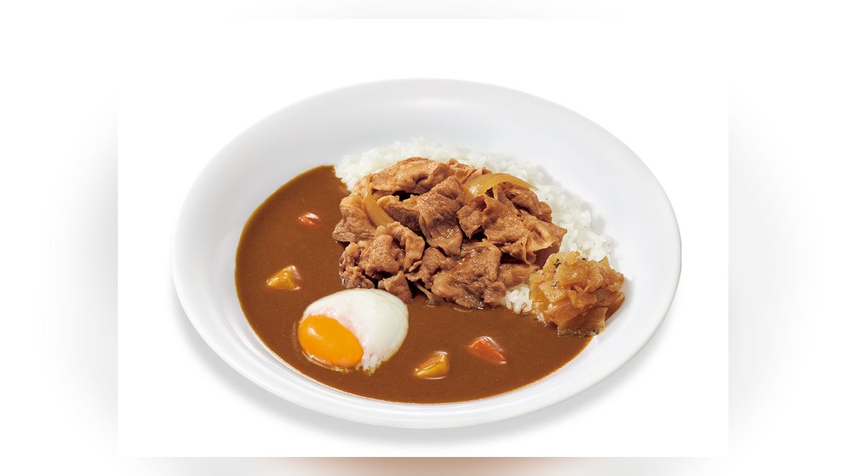 【すき家】おんたま牛カレー並盛のたんぱく質は29.3g。96品中41位
