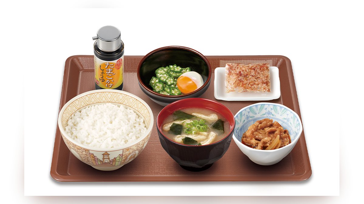 【すき家】牛まぜのっけ朝食並盛のたんぱく質は22.6g。96品中83位