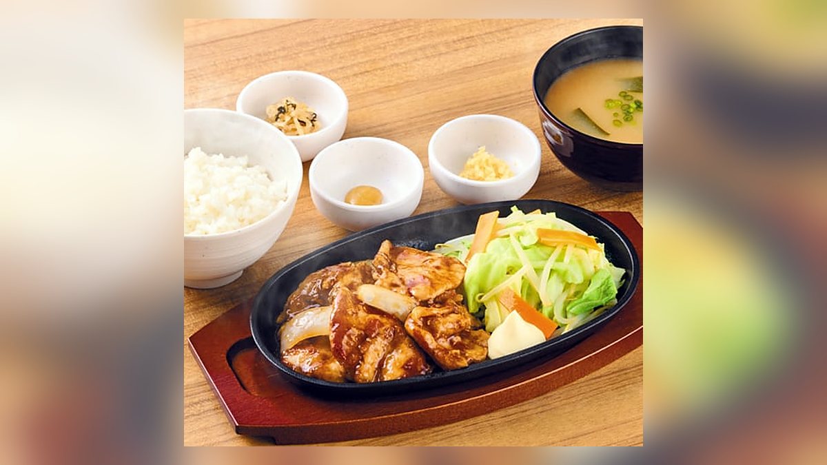 【やよい軒】極みしょうが焼定食白米のたんぱく質は39g。53品中18位