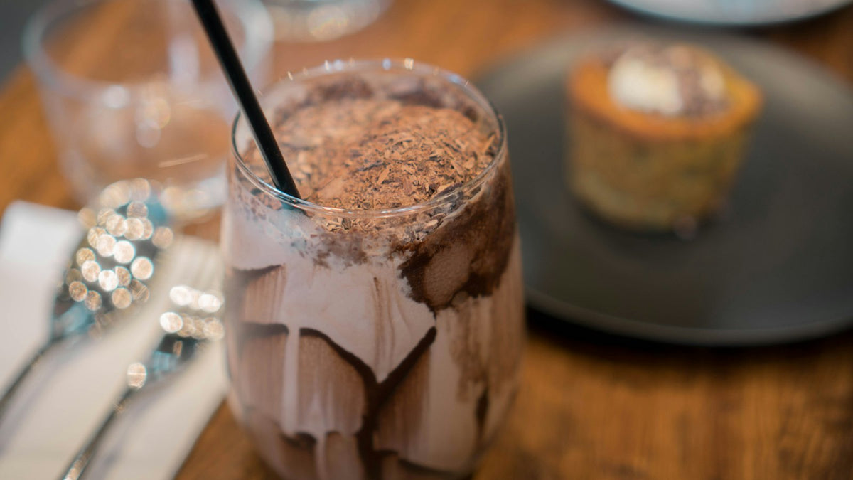 チョコレート風味の飲み物のイメージ