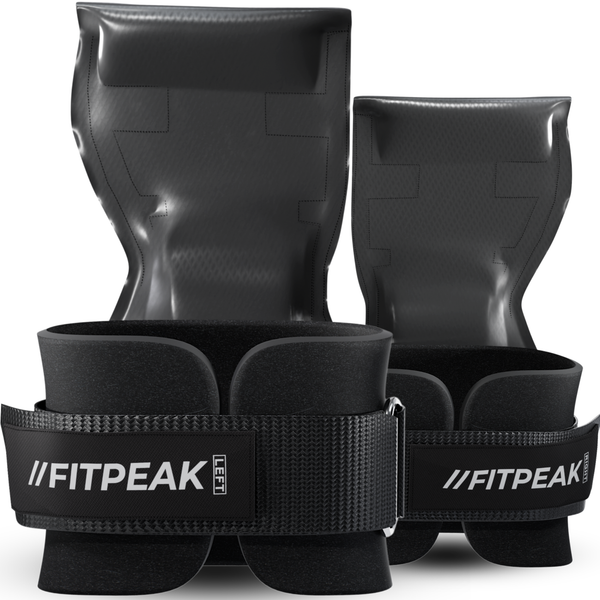 FITPEAKパワーグリップ ブラックの左右1セット