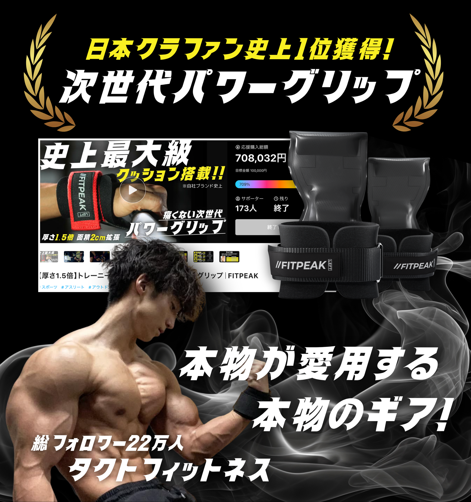 FITPEAK パワーグリップ 筋トレ【痛くない厚さ1.5倍クッション】 懸垂 FITPEAK パワーグリップ 筋トレ【痛くない厚さ1.5倍クッション】 懸垂